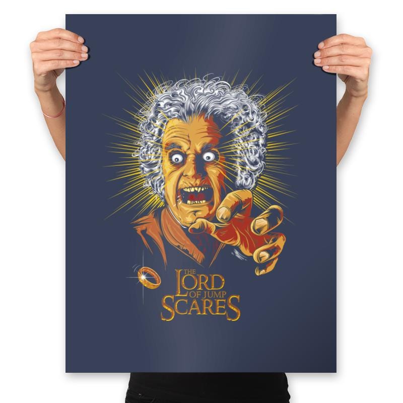 Jump Scare Lord - Prints Posters RIPT Apparel 18x24 / Navy