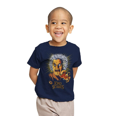 Jump Scare Lord - Youth T-Shirts RIPT Apparel X-small / Navy