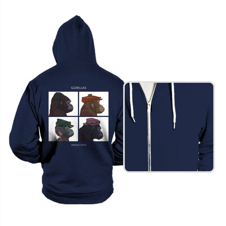 Jungle Days - Hoodies Hoodies RIPT Apparel Small / Navy