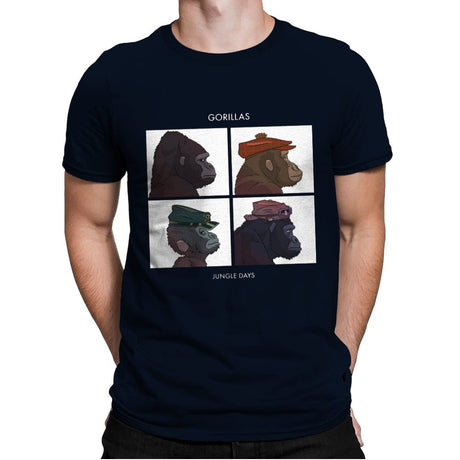 Jungle Days - Mens Premium T-Shirts RIPT Apparel Small / Midnight Navy