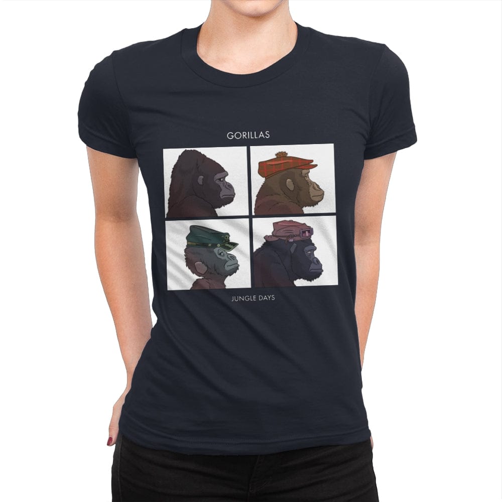 Jungle Days - Womens Premium T-Shirts RIPT Apparel Small / Midnight Navy