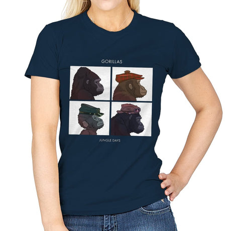 Jungle Days - Womens T-Shirts RIPT Apparel Small / Navy