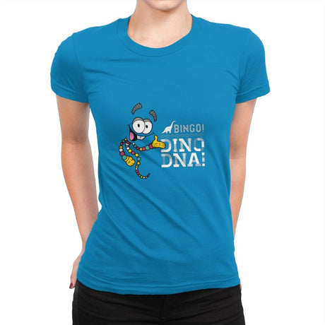 Jurassic Bingo! - Best Seller - Womens Premium T-Shirts RIPT Apparel Small / Turquoise