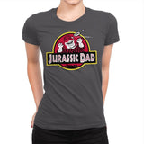 Jurassic Dad! - Womens Premium T-Shirts RIPT Apparel Small / Heavy Metal