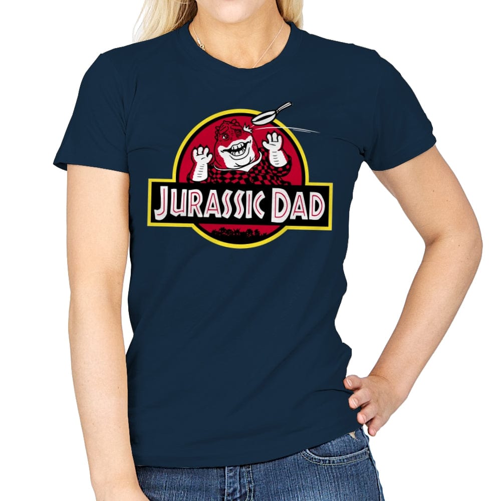 Jurassic Dad! - Womens T-Shirts RIPT Apparel Small / Navy