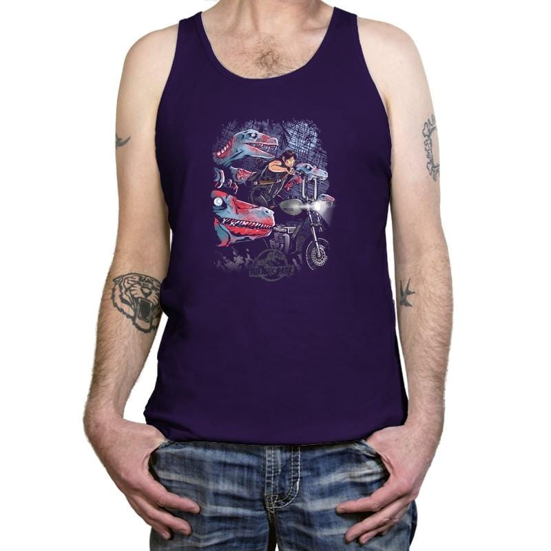 Jurassic Dead Exclusive - Tanktop Tanktop RIPT Apparel X-Small / Team Purple