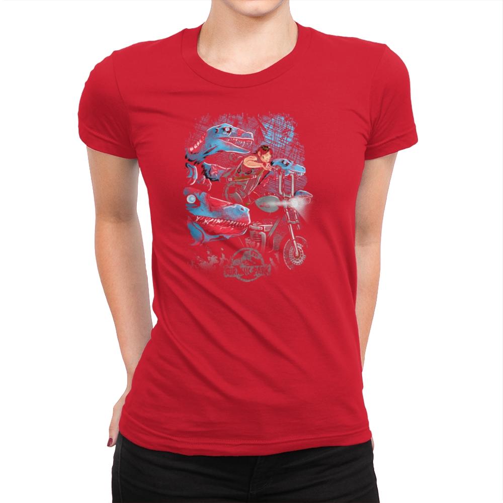 Jurassic Dead Exclusive - Womens Premium T-Shirts RIPT Apparel Small / Red