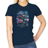 Jurassic Dead Exclusive - Womens T-Shirts RIPT Apparel Small / Navy