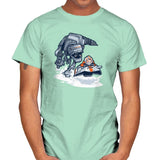 Jurassic Hoth - 80s Blaarg - Mens T-Shirts RIPT Apparel Small / Mint Green