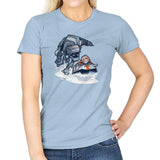 Jurassic Hoth - 80s Blaarg - Womens T-Shirts RIPT Apparel Small / Light Blue