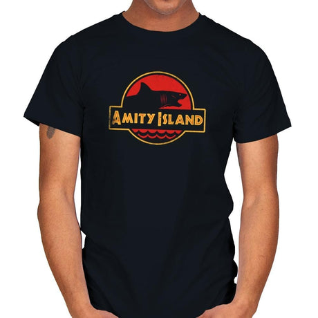 Jurassic Jaws - Mens T-Shirts RIPT Apparel Small / Black
