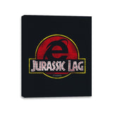 Jurassic Lag - Canvas Wraps Canvas Wraps RIPT Apparel 11x14 / Black