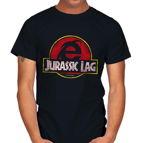 Jurassic Lag - Mens T-Shirts RIPT Apparel Small / Black
