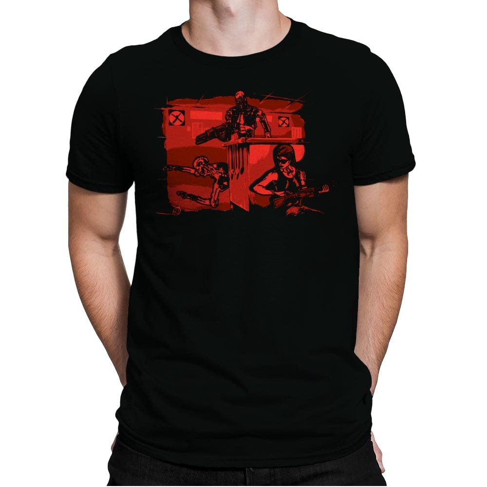 Jurassic Machines - Mens Premium T-Shirts RIPT Apparel Small / Black