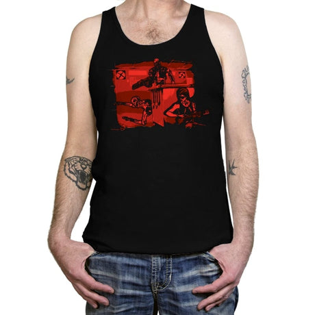 Jurassic Machines - Tanktop Tanktop RIPT Apparel X-Small / Black