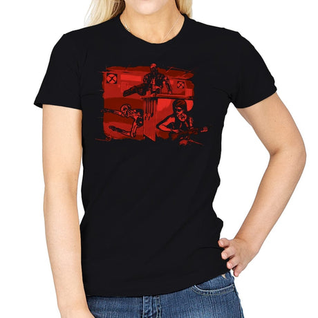 Jurassic Machines - Womens T-Shirts RIPT Apparel Small / Black
