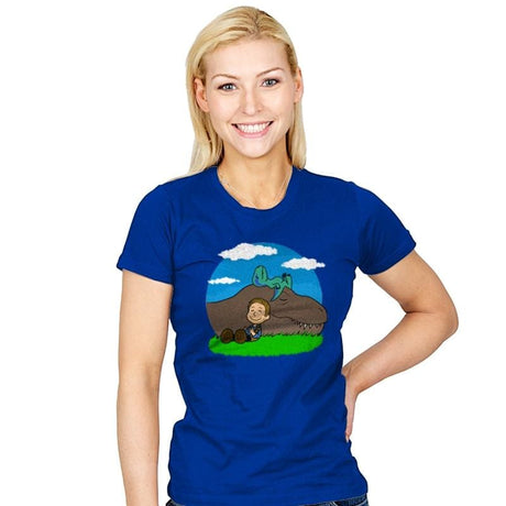 Jurassic Peanuts - Womens T-Shirts RIPT Apparel