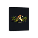Jurassic Pizza - Canvas Wraps Canvas Wraps RIPT Apparel 8x10 / Black