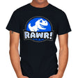 Jurassic Rawr! - Mens T-Shirts RIPT Apparel Small / Black