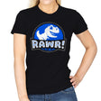 Jurassic Rawr! - Womens T-Shirts RIPT Apparel Small / Black