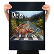 Jurassic Road - Prints Posters RIPT Apparel 18x24 / Black