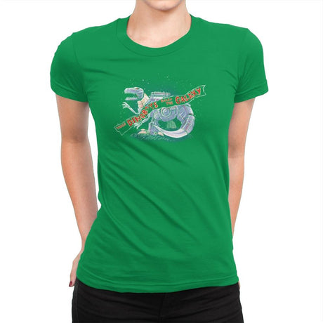 Jurassic Spark Exclusive - Womens Premium T-Shirts RIPT Apparel Small / Kelly Green