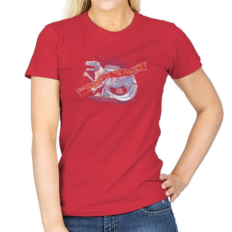 Jurassic Spark Exclusive - Womens T-Shirts RIPT Apparel Small / Red