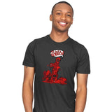 Just a Flesh Wound - Mens T-Shirts RIPT Apparel Small / Charcoal
