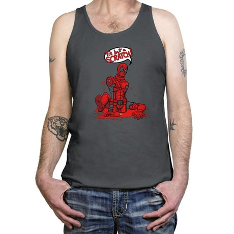 Just a Flesh Wound - Tanktop Tanktop RIPT Apparel X-Small / Asphalt