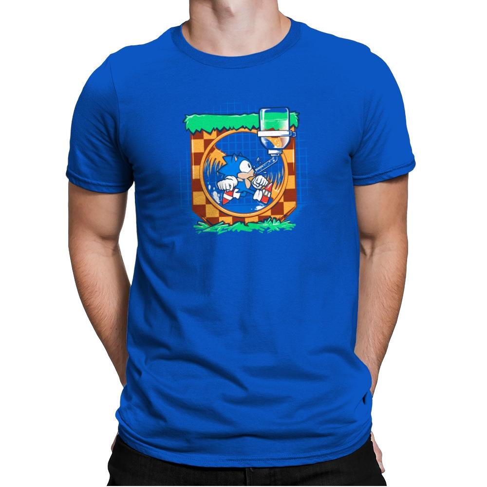 Just a Hog in a Cage Exclusive - Mens Premium T-Shirts RIPT Apparel Small / Royal