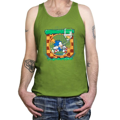 Just a Hog in a Cage Exclusive - Tanktop Tanktop RIPT Apparel X-Small / Leaf