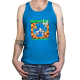 Just a Hog in a Cage Exclusive - Tanktop Tanktop RIPT Apparel X-Small / Neon Blue