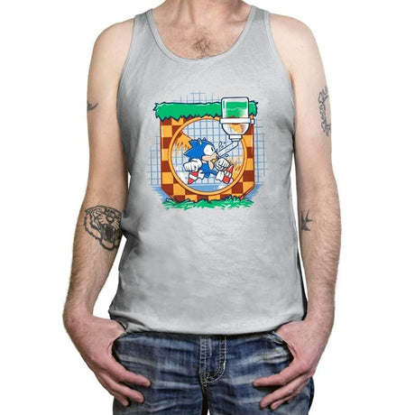 Just a Hog in a Cage Exclusive - Tanktop Tanktop RIPT Apparel X-Small / Silver