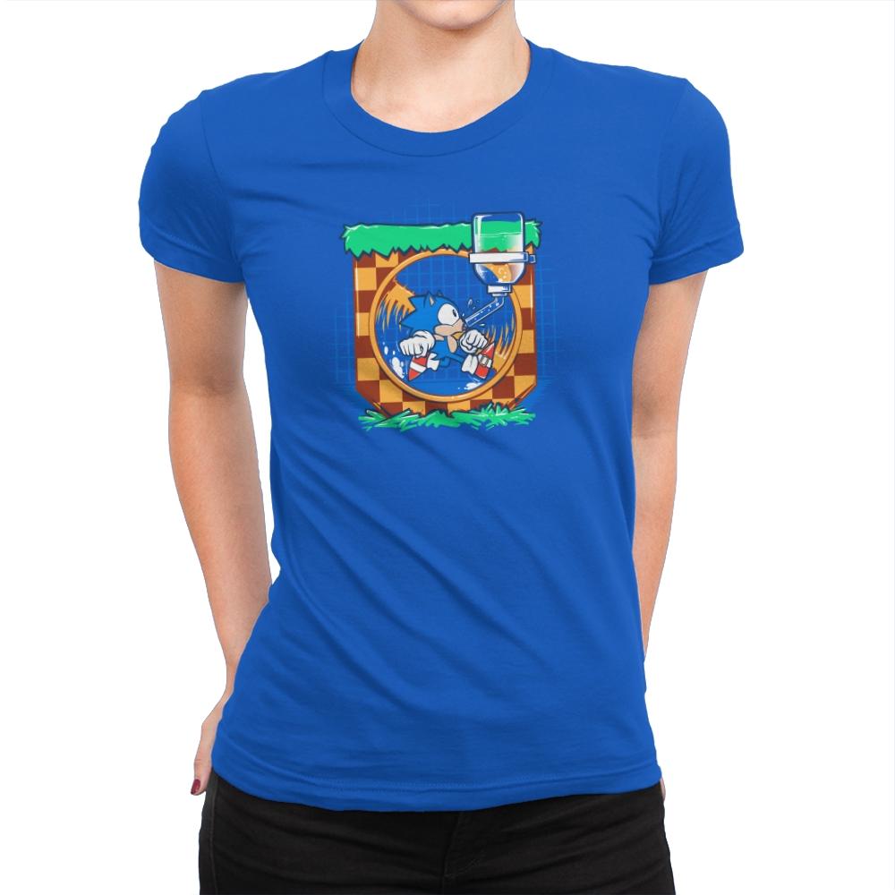 Just a Hog in a Cage Exclusive - Womens Premium T-Shirts RIPT Apparel Small / Royal