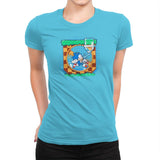 Just a Hog in a Cage Exclusive - Womens Premium T-Shirts RIPT Apparel Small / Tahiti Blue