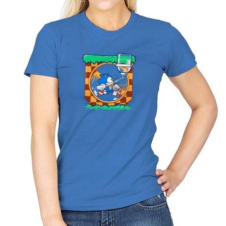Just a Hog in a Cage Exclusive - Womens T-Shirts RIPT Apparel 3x-large / Iris
