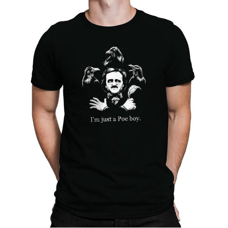 Just a Poe Boy Exclusive - Mens Premium T-Shirts RIPT Apparel Small / Black