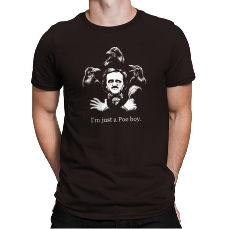 Just a Poe Boy Exclusive - Mens Premium T-Shirts RIPT Apparel Small / Dark Chocolate