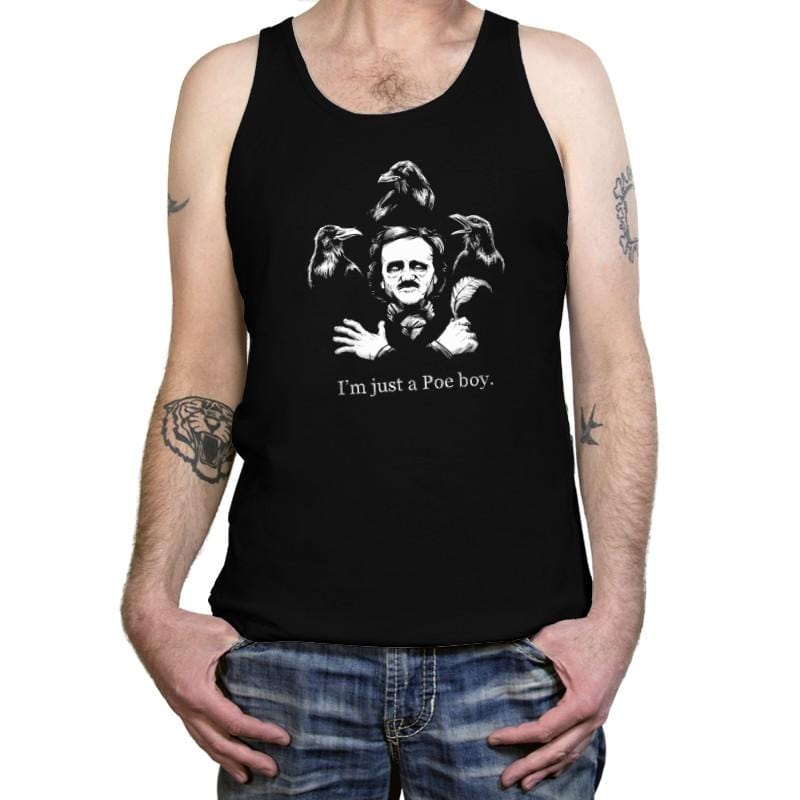 Just a Poe Boy Exclusive - Tanktop Tanktop RIPT Apparel X-Small / Black