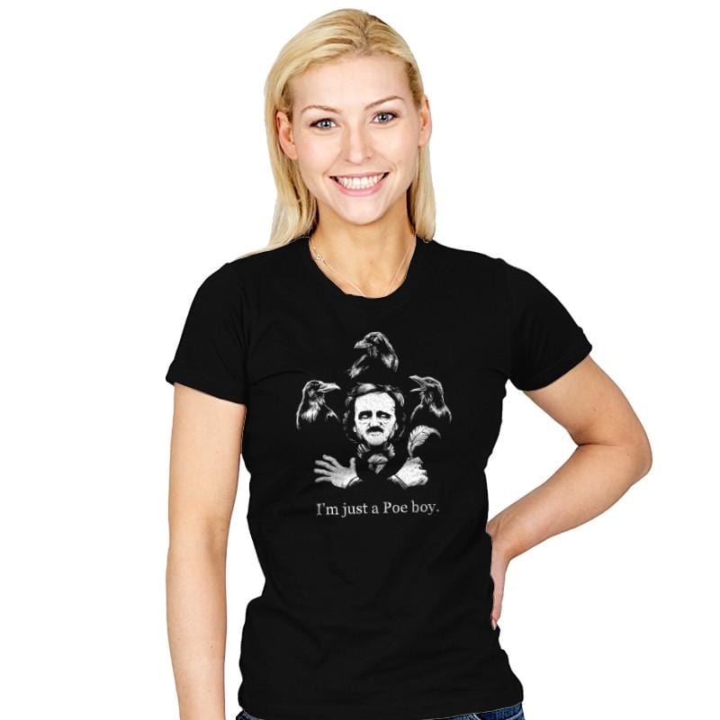 Just a Poe Boy - Womens T-Shirts RIPT Apparel
