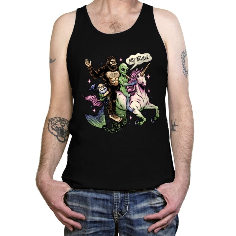 Just Believe - Tanktop Tanktop RIPT Apparel X-Small / Black