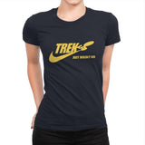 Just Boldly Go - Womens Premium T-Shirts RIPT Apparel Small / Midnight Navy