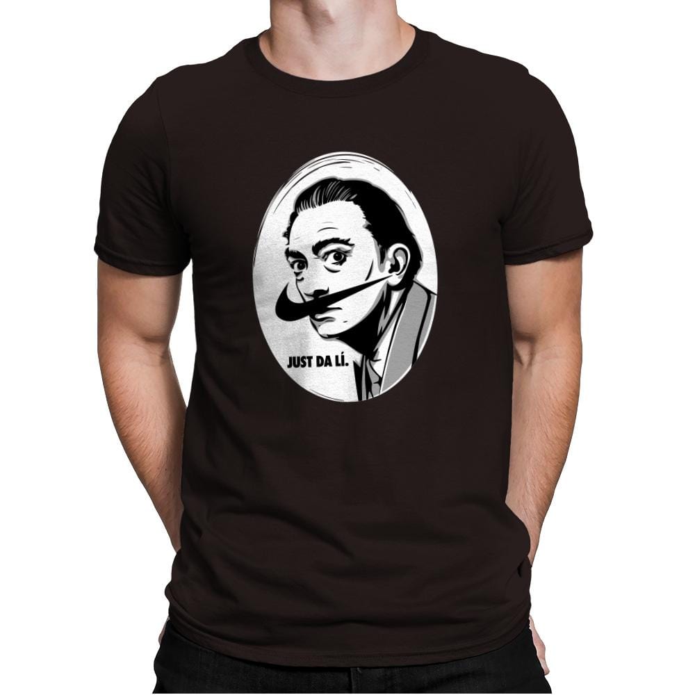 Just Da Li - Mens Premium T-Shirts RIPT Apparel Small / Dark Chocolate