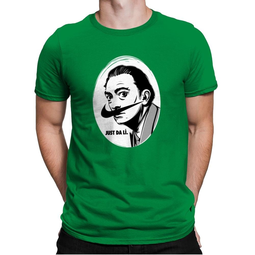 Just Da Li - Mens Premium T-Shirts RIPT Apparel Small / Kelly Green