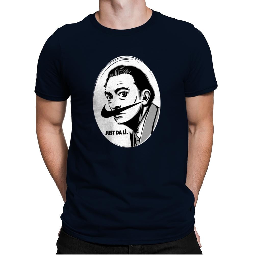 Just Da Li - Mens Premium T-Shirts RIPT Apparel Small / Midnight Navy