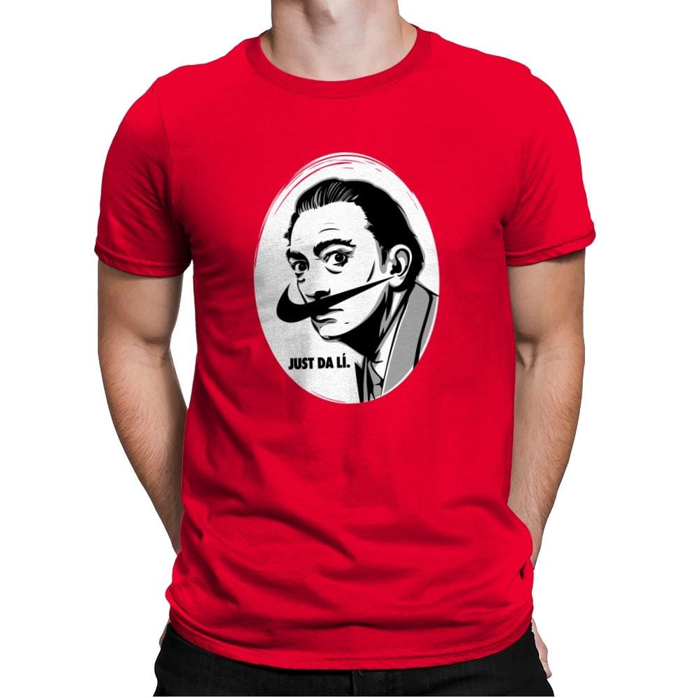 Just Da Li - Mens Premium T-Shirts RIPT Apparel Small / Red