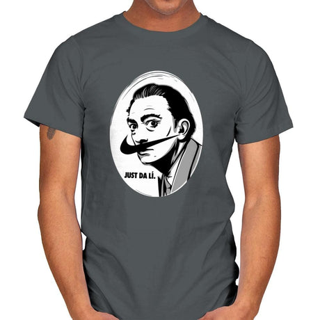 Just Da Li - Mens T-Shirts RIPT Apparel Small / Charcoal