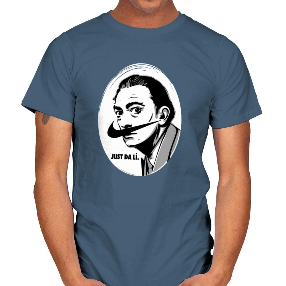 Just Da Li - Mens T-Shirts RIPT Apparel Small / Indigo Blue