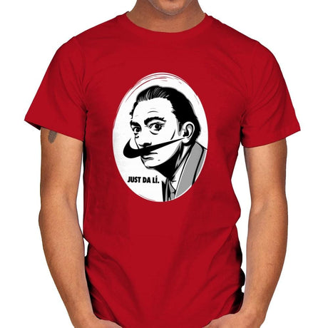 Just Da Li - Mens T-Shirts RIPT Apparel Small / Red