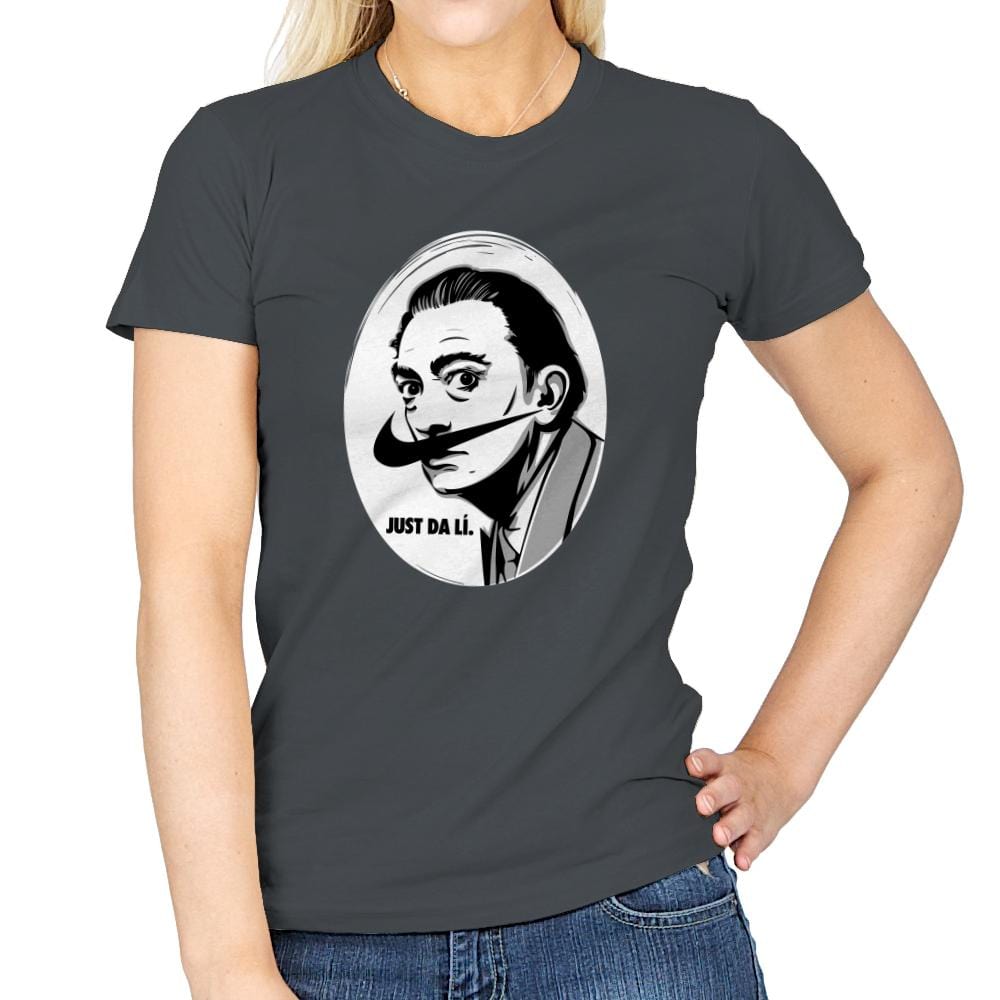 Just Da Li - Womens T-Shirts RIPT Apparel Small / Charcoal